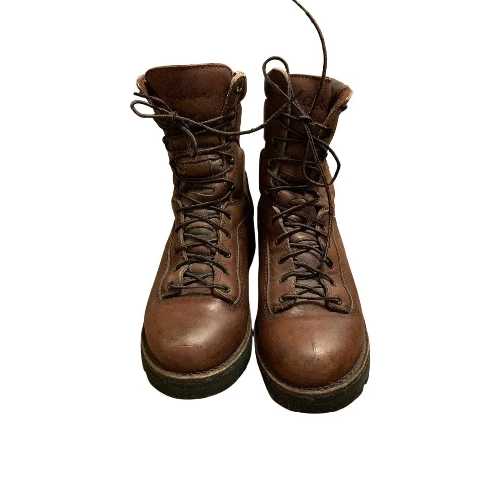 Cabelas‎ Leather Brown Gore-Tex Waterproof Hunting Work Boots 9.5EE